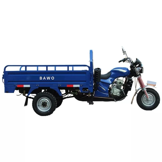 Bereites Zongshen-Dumper-Dreirad-Benzin-Dreiradmotorrad mit 150-cm³-Motor für den Gütertransport. Starkes Power-Dreirad